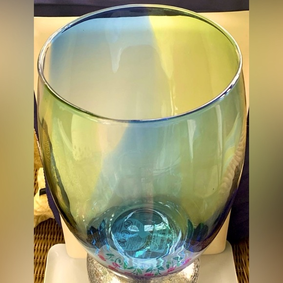 Party Lite spring glass addition made in Poland, EUC - Picture 2 of 13